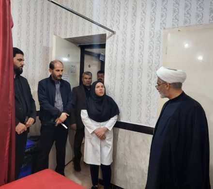 بازدید حجت الاسلام میرزائی از مراکز خدمات سلامت شاهین دژ