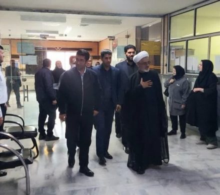 دیدار نوروزی حجت الاسلام میرزائی با بیماران و کادر درمان بیمارستان شهید راثی شاهین دژ