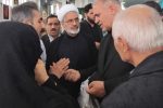 حجت الاسلام میرزائی با مردم در نماز عبادی سیاسی جمعه شهرستان شاهین دژ