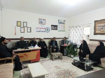 دیدار نوروزی حجت الاسلام میرزائی از موسسه نور امید شاهین دژ