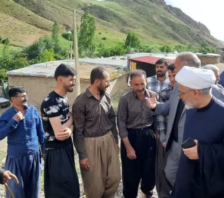 دیدار حجت الاسلام والمسلمین میرزایی با اهالی روستای زینالو در بخش کشاورز
