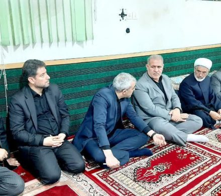 دیدار حجت الاسلام والمسلمین میرزایی با اهالی روستای کهل علیا در بخش کشاورز