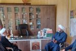 دیدار حجت‌الاسلام محمد میرزائی با حجت الاسلام امامی مدیر کل اداره تبلیغات اسلامی استان آذربایجان غربی