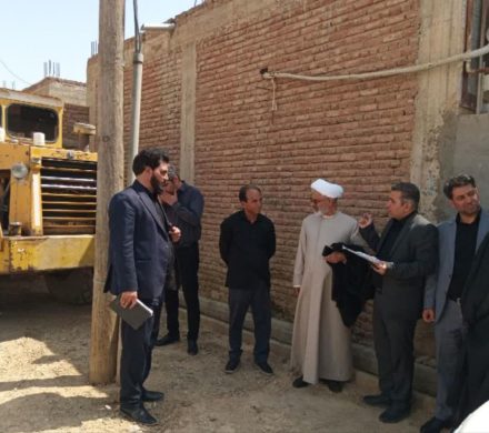 بازدید حجت الاسلام میرزائی از اجرای طرح‌ هادی در روستاهای کشاورز