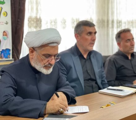 حضور حجت الاسلام والمسلمین محمد میرزائی در اداره آموزش و پرورش شاهین دژ