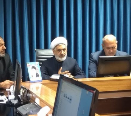 جلسه حجت‌الاسلام محمد میرزائی با مهندس رستگاری مدیر عامل امور آب استان آذربایجان غربی