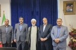 جلسه حجت‌الاسلام والمسلمین محمد میرزائی با دکتر اکبری ریاست سازمان راهداری و حمل و نقل جاده ای کشور