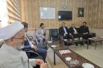 دیدار و بازدید حجت‌الاسلام والمسلمین میرزائی از اداره آموزش و پرورش منطقه کشاورز