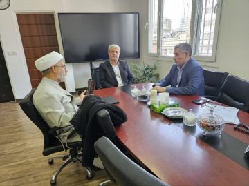 جلسه حجت‌الاسلام والمسلمین محمد میرزائی با مسئولین راهداری کل کشور