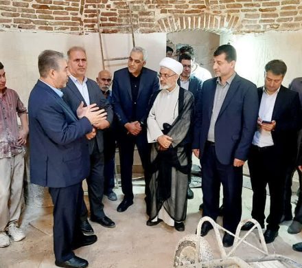 بازدید معاون وزیر میراث‌فرهنگی از حمام قپان شاهین‌دژ