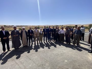 افتتاح طرح هادی و آسفالت ریزی روستای قلدره علیا تکاب