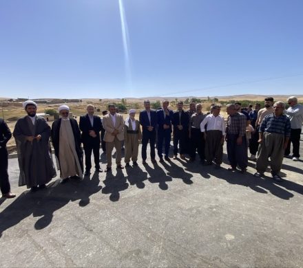 افتتاح طرح هادی و آسفالت ریزی روستای قلدره علیا تکاب