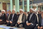 حضور حجت الاسلام‌ والمسلمین محمد میرزائی در نماز جمعه شهرستان تکاب