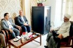 دیدار حجت الاسلام محمد میرزائی و فرماندار شاهین‌دژ با مدیر و کارکنان توزیع برق شهرستان شاهین دژ