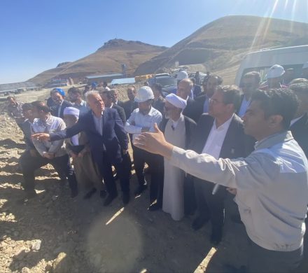 بازدید دکتر رحمانی و حجت الاسلام میرزائی از مجتمع معادن طلای زرشوران