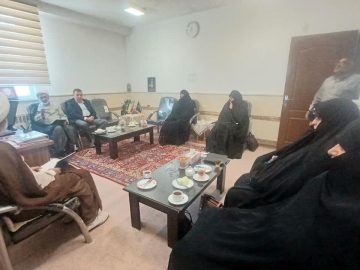 دیدار حجت‌الاسلام میرزائی با حجت‌ الاسلام والمسلمین رضوی مدیریت حوزه علمیه خواهران آذربایجان غربی