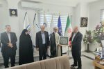 حضور حجت الاسلام میرزائی در اداره کل کمیته امداد امام خمینی (ره) آذربایجان غربی